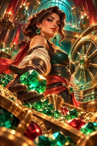Emerald Vault · Coral Revue game artwork