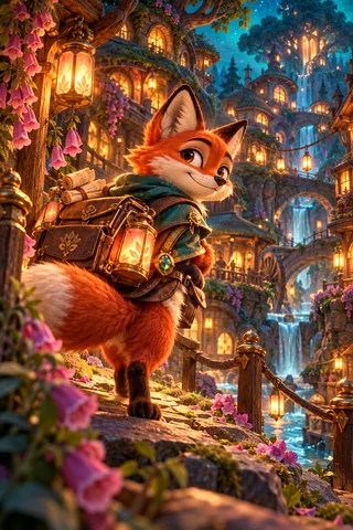 Foxglove Village · Coral Revue game artwork