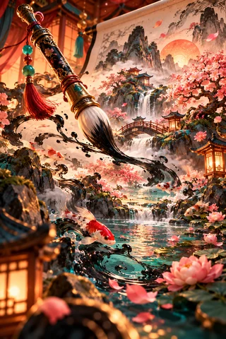 Sumi-e Bloom · Coral Revue game artwork