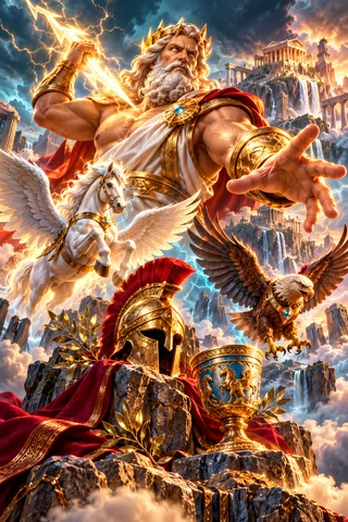 Zeus Ascends · Coral Revue game artwork