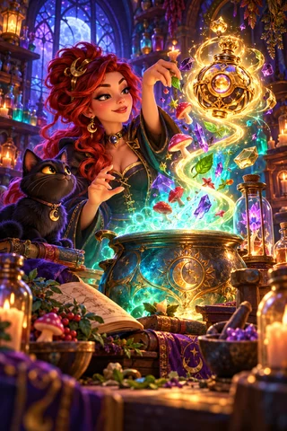 Alchemy Workshop · Midnight Revue game artwork