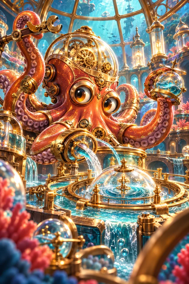 Clocktopus · Prism Atelier game artwork