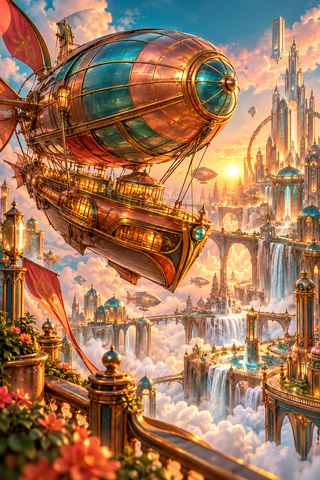 Copper Skyline · Prism Atelier game artwork