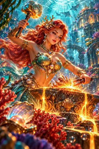 Coral Forge · Prism Atelier game artwork