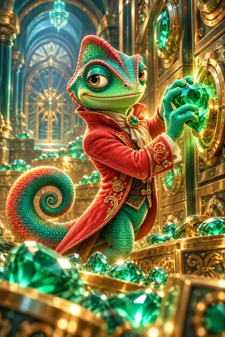 Emerald Vault · Prism Atelier game artwork