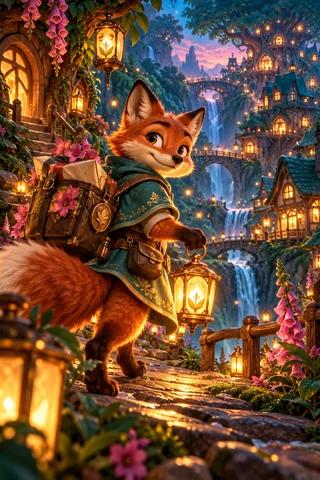 Foxglove Village · Prism Atelier game artwork