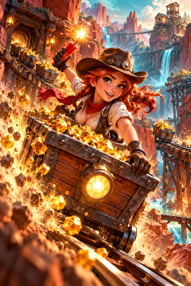 Gold Rush: Dynamite Creek · Prism Atelier game artwork