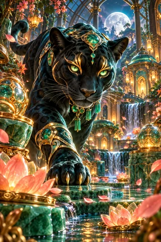Jade Panther · Prism Atelier game artwork
