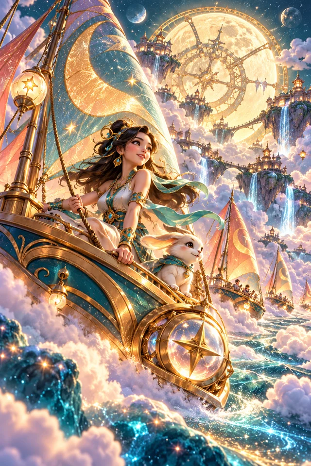 Lunar Regatta · Prism Atelier game artwork