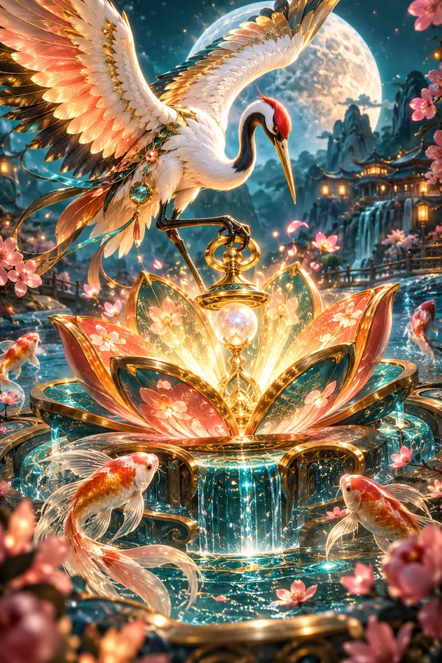 Moonblossom Koi Engine · Prism Atelier game artwork
