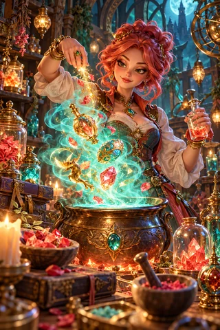 Alchemy Workshop · Teal Theatre game artwork