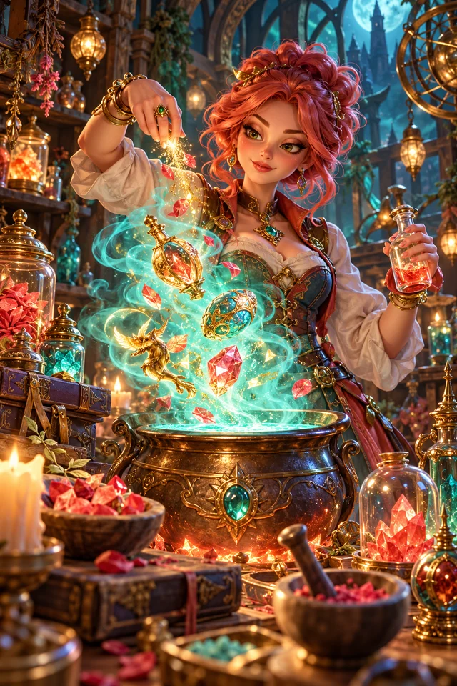 Alchemy Workshop · Teal Theatre game artwork