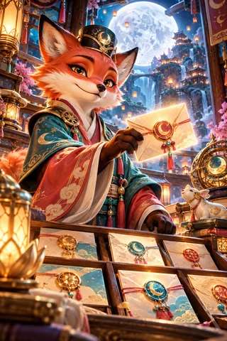 Lunar Letter Workshop · Teal Theatre game artwork