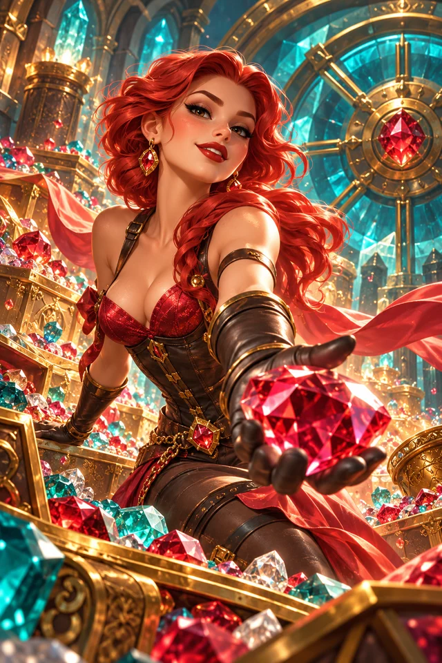 Ruby Riot · Teal Theatre game artwork